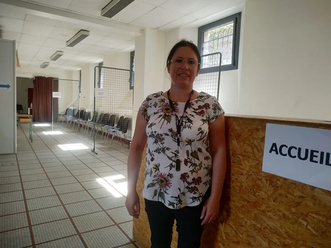 Emilie Blin centre de vaccination Covid Segré groupe Milon_07 09 21_CJ